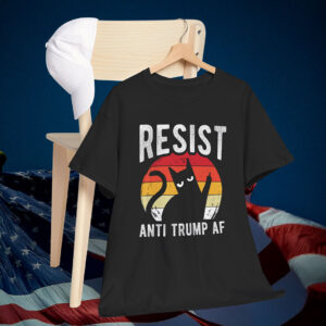 RESIST Anti Trump AF Anti Trump Cat Shirt