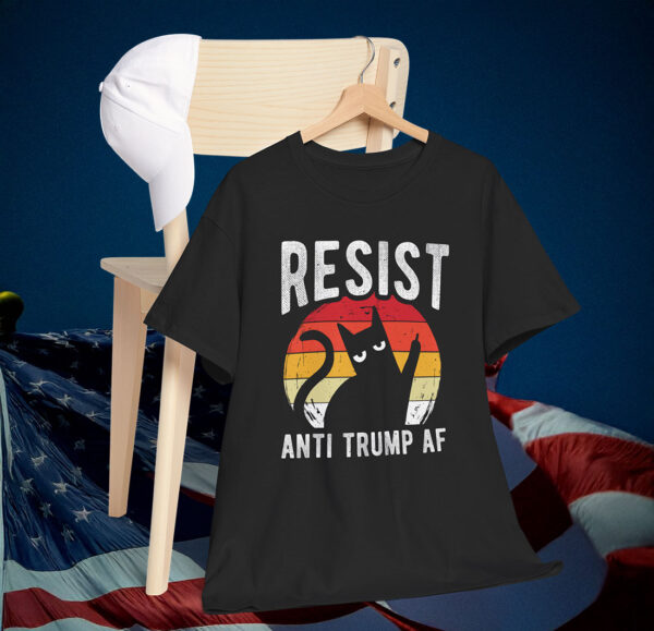 RESIST Anti Trump AF Anti Trump Cat Shirt