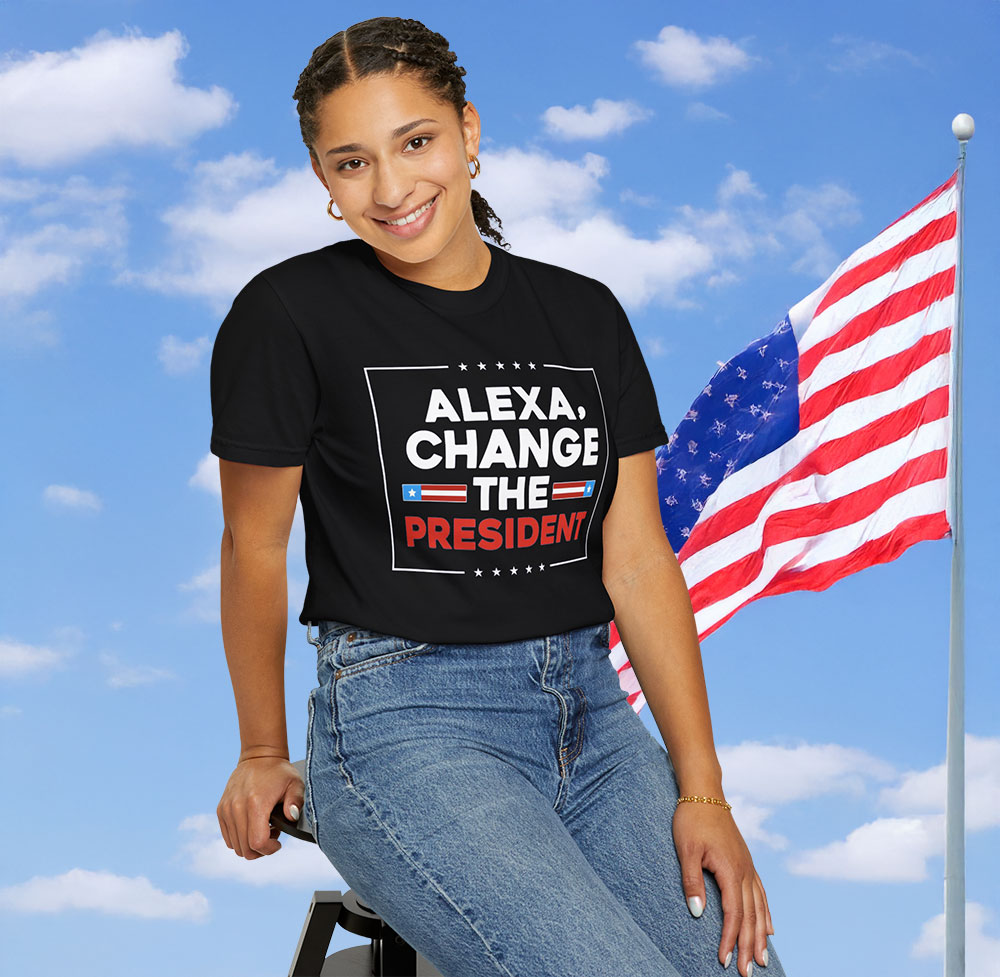 Alexa Change the President T-Shirt Womens