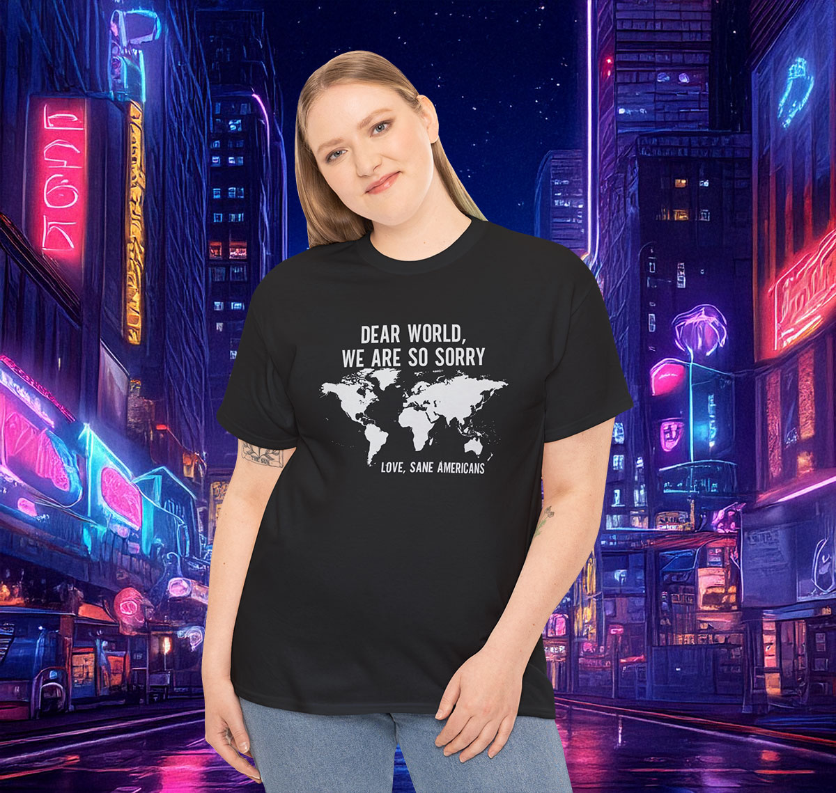 Anti Trump Shirt Dear World We Are So Sorry Love Sane Americans
