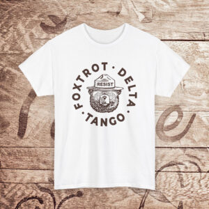 Bear Foxtrot Delta Tango Shirt Anti Trump