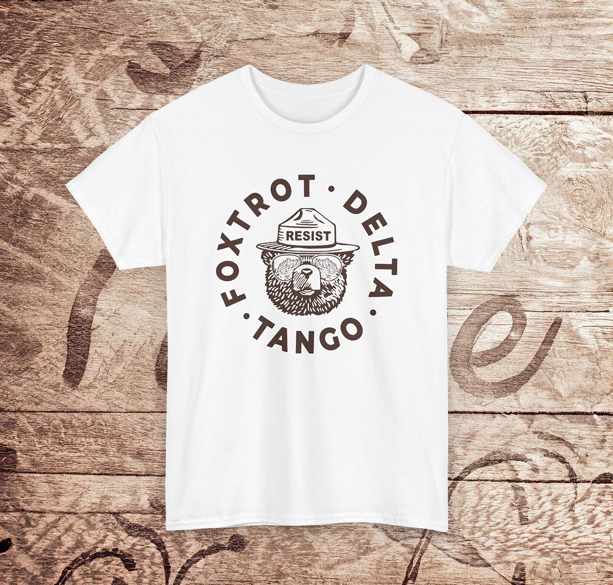 Bear Foxtrot Delta Tango Shirt Anti Trump