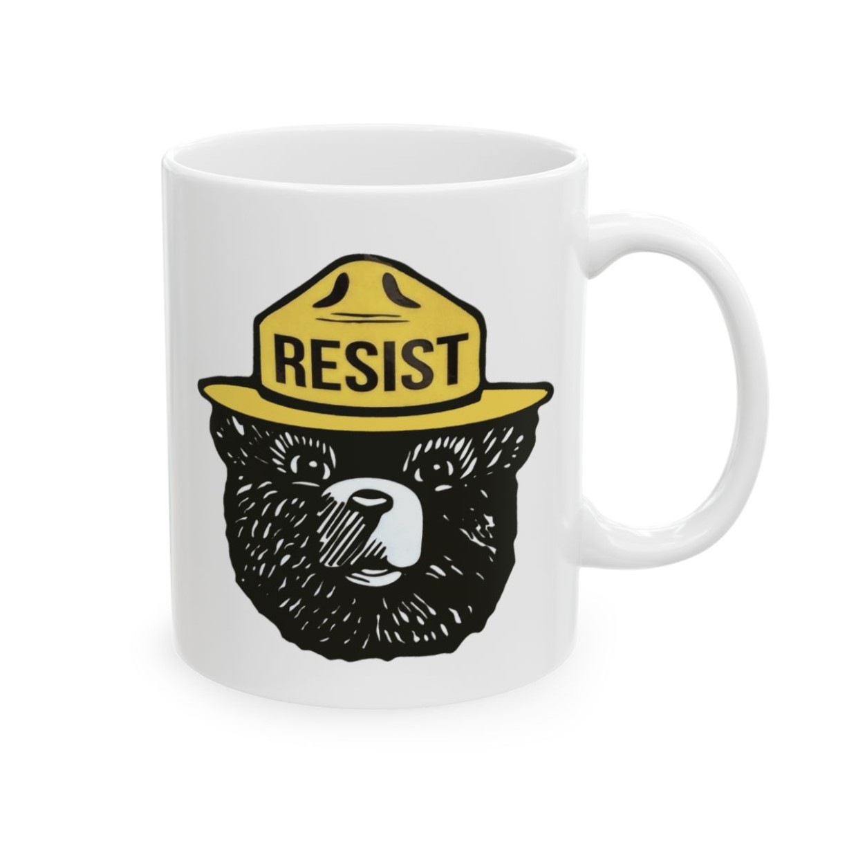 Bear Resist Resistance Anti Trump Mug