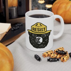 Bear Resist Resistance Anti Trump Mug