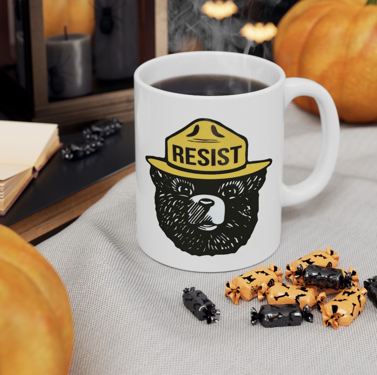 Bear Resist Resistance Anti Trump Mug