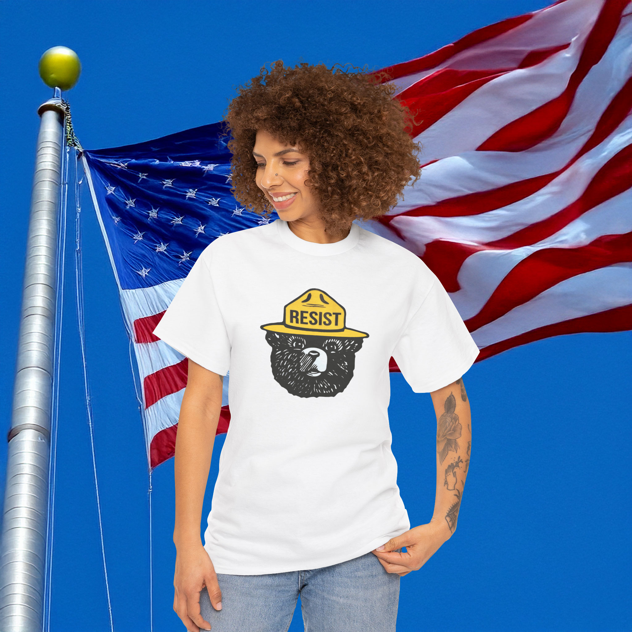 Bear Resist Resistance Anti Trump Shirt