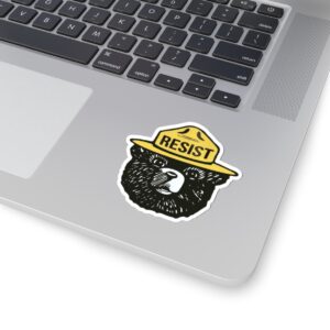 Bear Resist Resistance Anti Trump Stickers