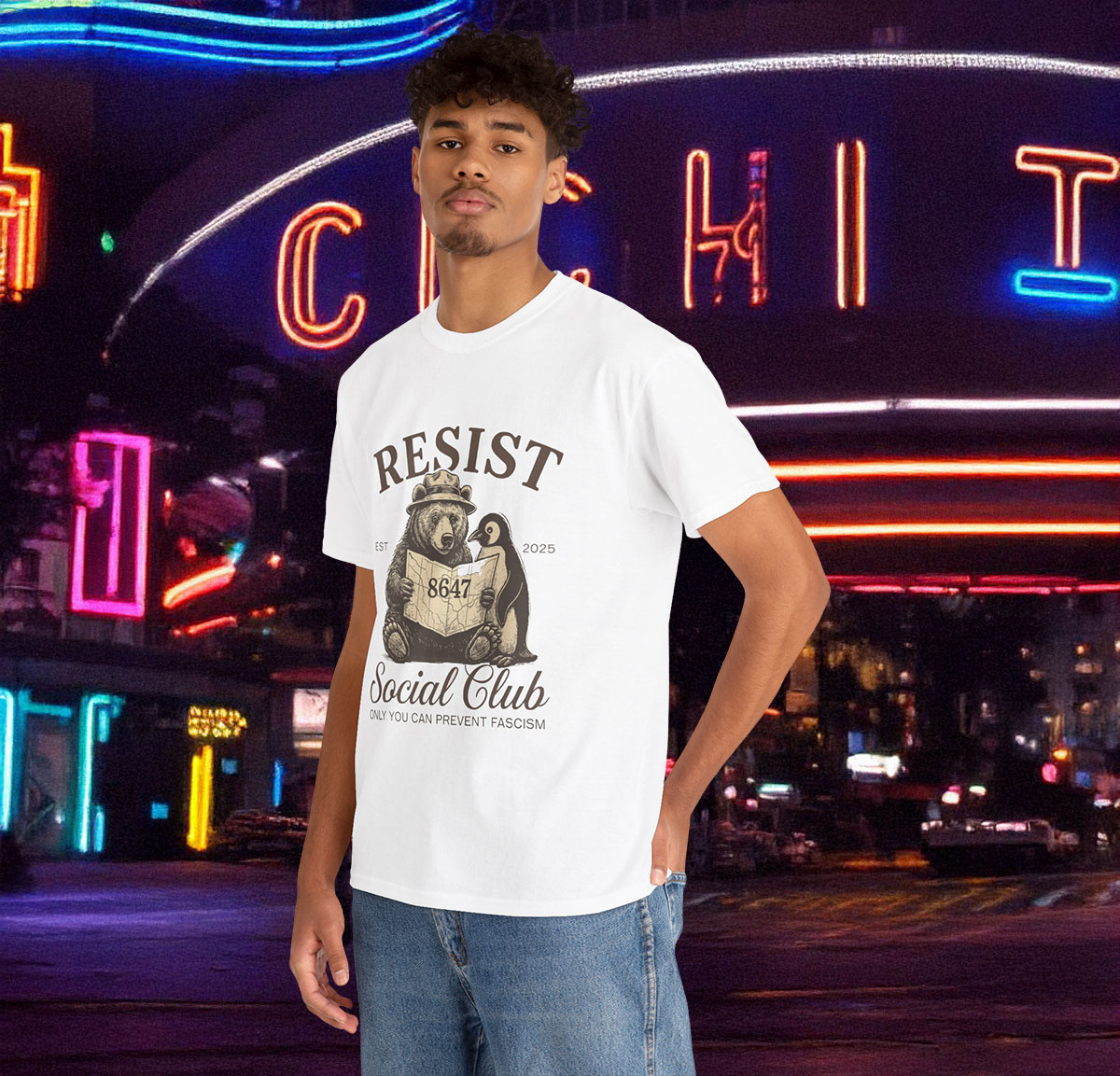 Bears Penguins RESIST Shirt Anti Trump