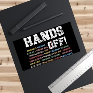 Hands Off Bumper Stickers