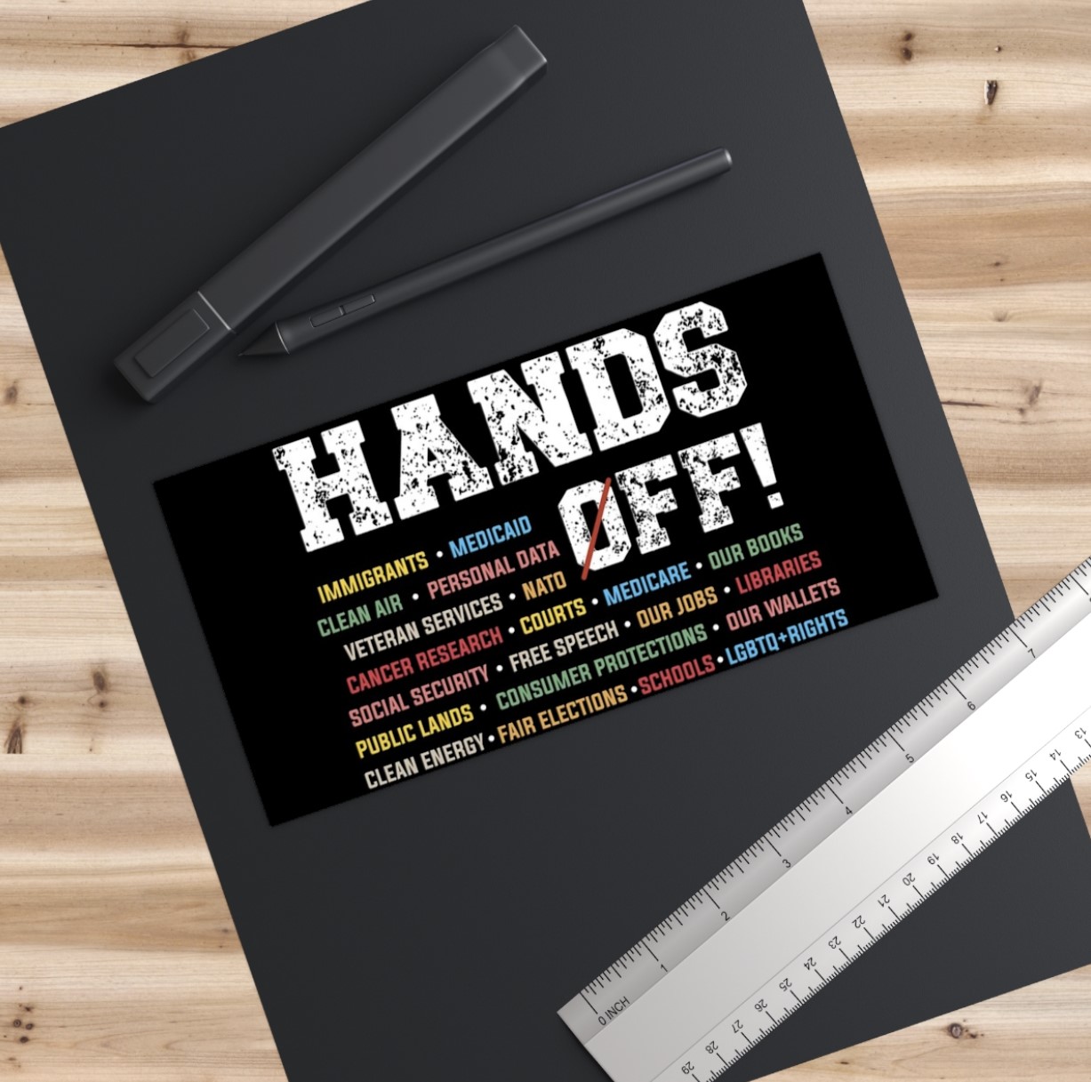 Hands Off Bumper Stickers