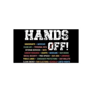 Hands Off Bumper Stickers