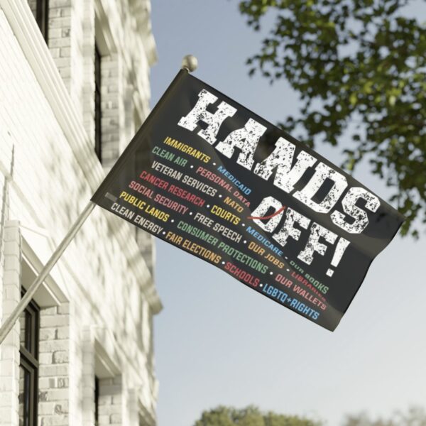 Hands Off Flag Anti Trump