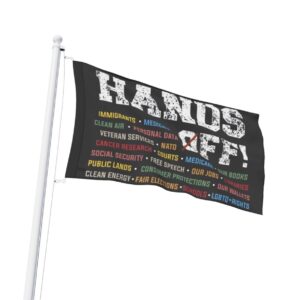 Hands Off Flag Anti Trump