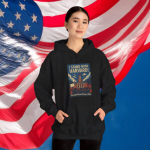 I Stand With Harvard Protest Rights Hoodie