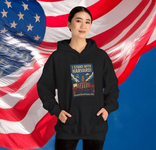 I Stand With Harvard Protest Rights Hoodie