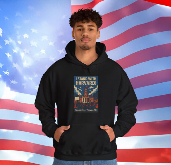 I Stand With Harvard Protest Rights Hoodie
