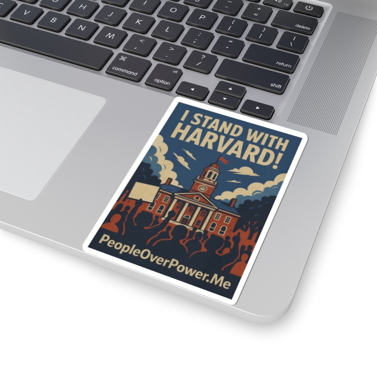 I Stand With Harvard Protest Rights Stickers