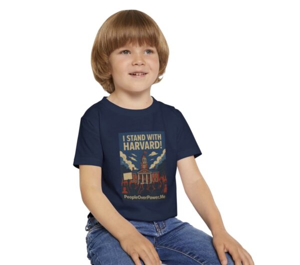 I Stand With Harvard Protest Rights T-Shirt Kid