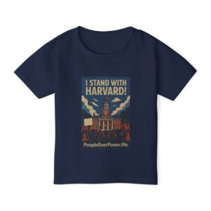 I Stand With Harvard Protest Rights T-Shirt Kid