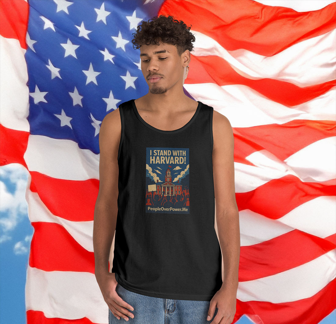 I Stand With Harvard Protest Rights Tank Top