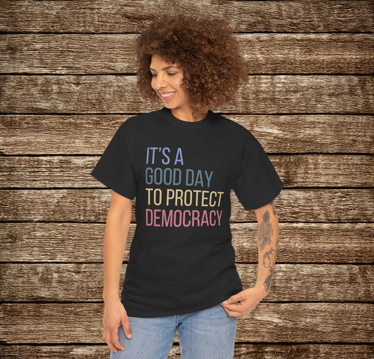It's A Good Day To Protect Democracy Shirt Anti Trump