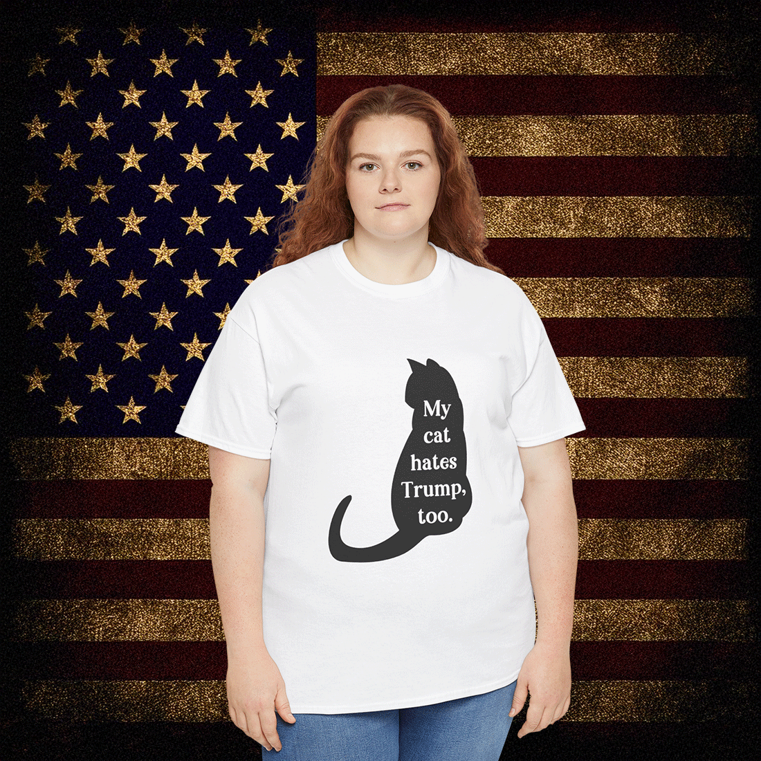 My Cat Hates Trump Shirt Anti Trump