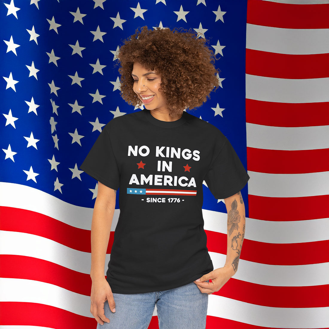 No Kings In America Anti-Trump Shirt