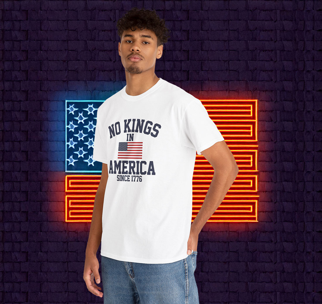 No Kings in America Since 1776 Anti-Trump Shirt