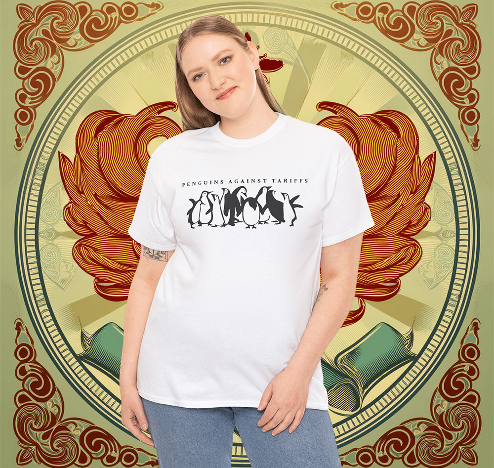Penguins Against Tariffs Shirt Anti Trump
