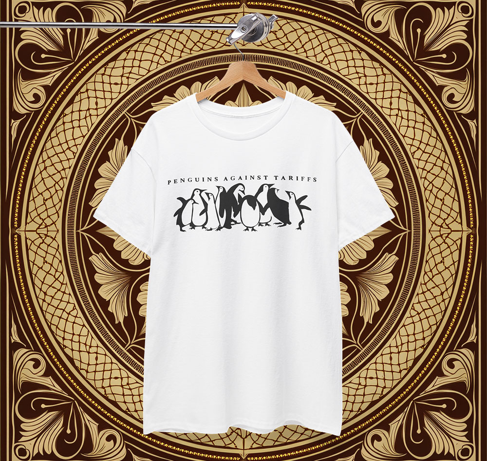 Penguins Against Tariffs Shirt Anti Trump