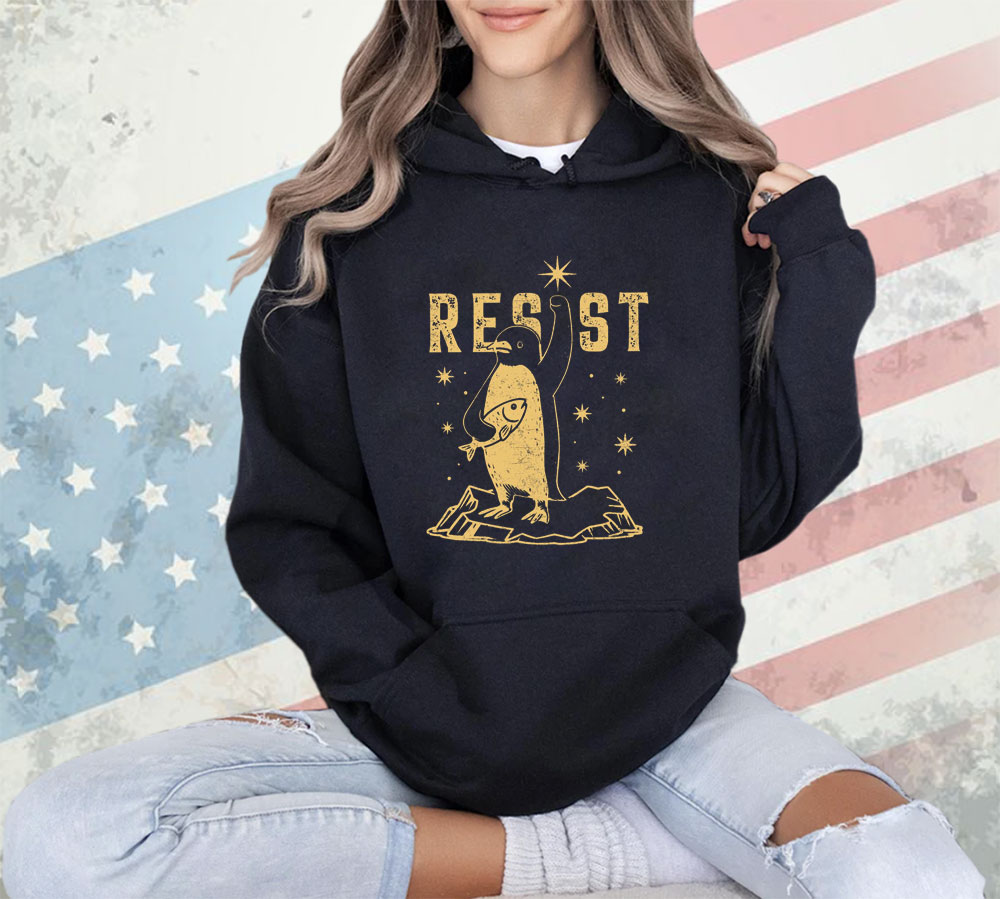 Penguins RESIST Anti Trump Shirt