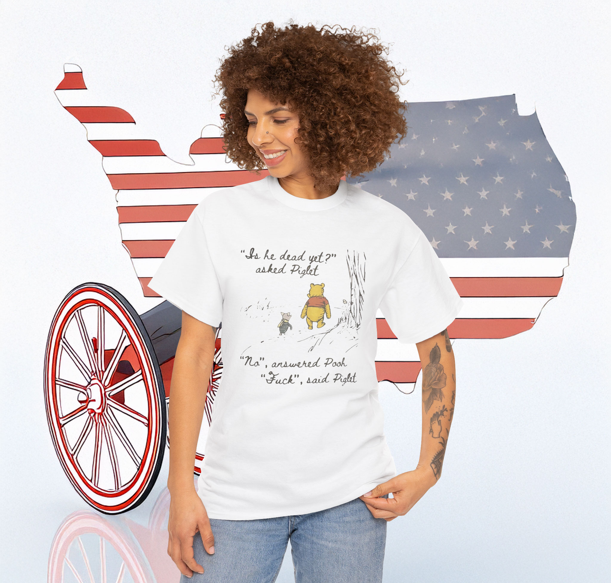 Pooh Funny Anti Trump Is He Dead Yet Shirt