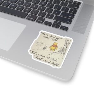Pooh Funny Anti Trump Sticker Is He Dead Yet