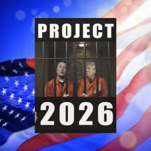 Project 2026 Anti Trump Anti Elon Protest Sign