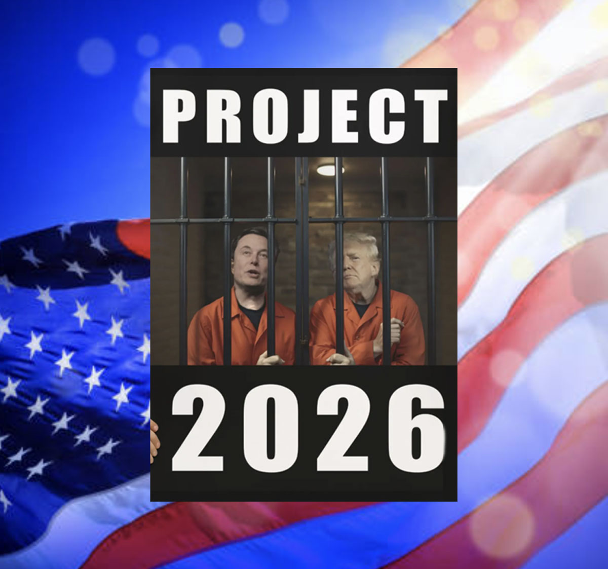 Project 2026 Anti Trump Anti Elon Protest Sign