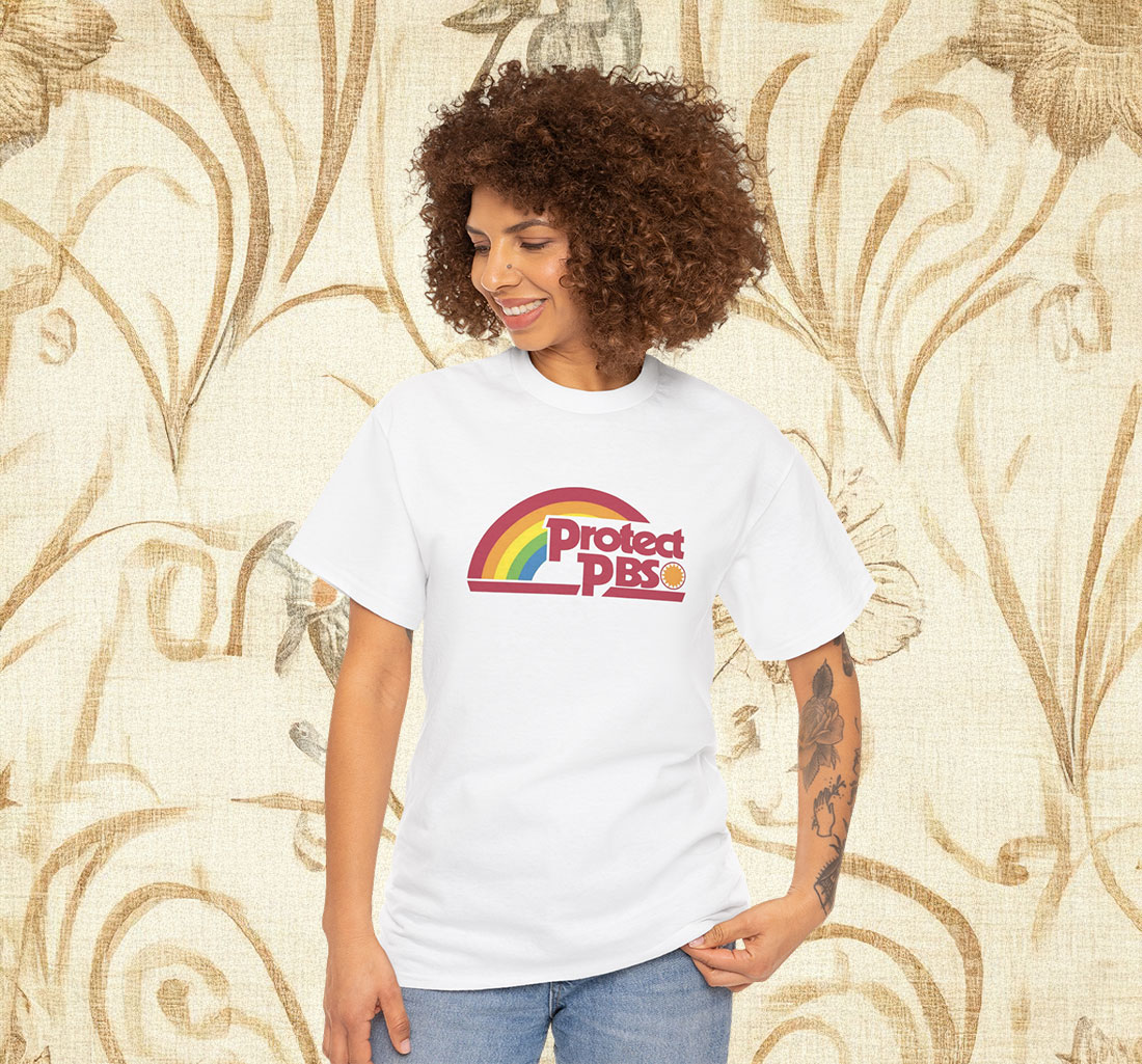 Protect PBS Save Public Broadcasting Shirt Anti Trump