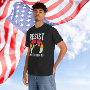 RESIST Anti Trump AF Anti Trump Cat Shirt