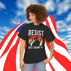 RESIST Anti Trump AF Anti Trump Cat Shirt