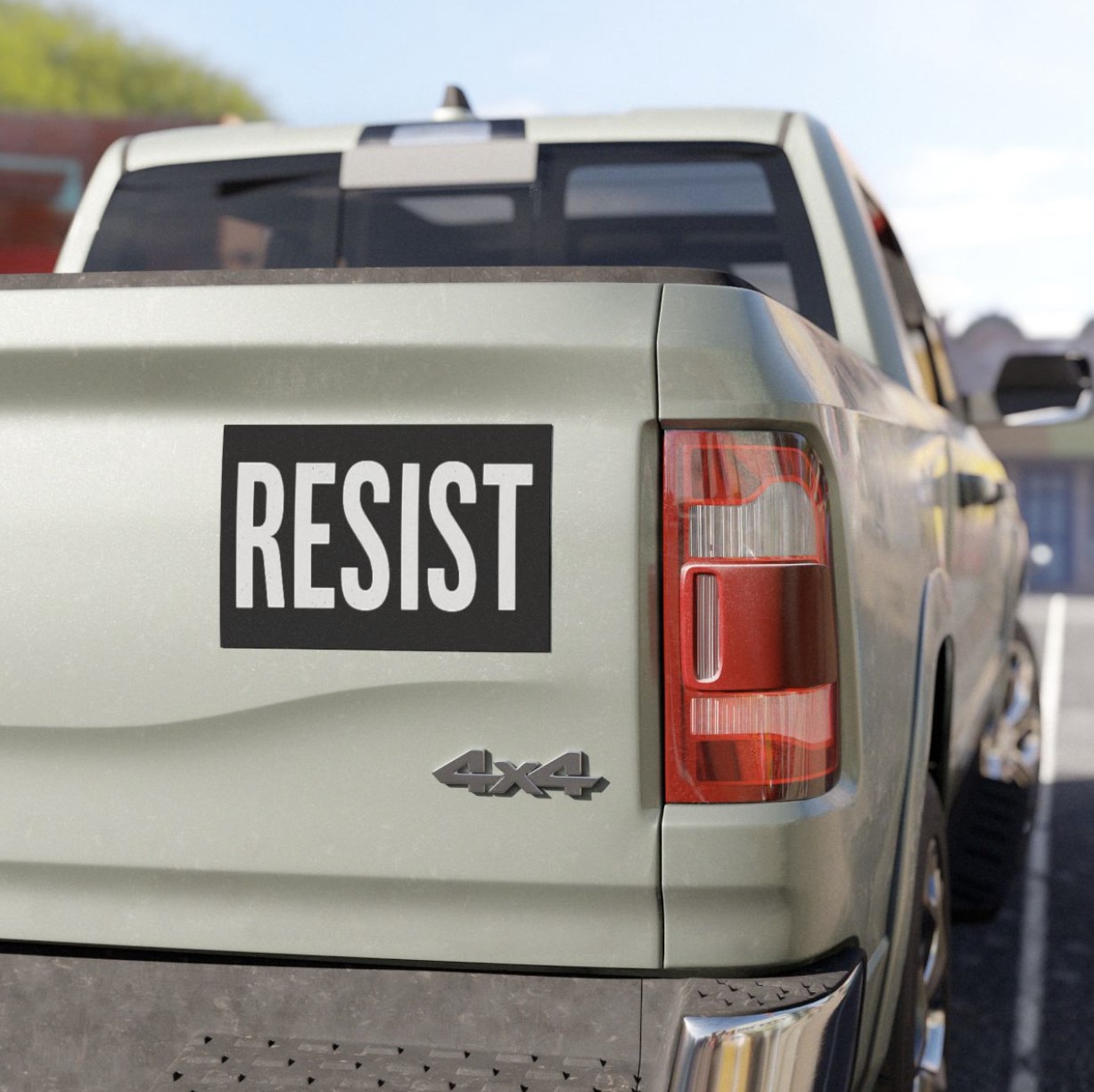 RESIST Anti Trump Car Magnet