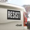 RESIST Anti Trump Car Magnet