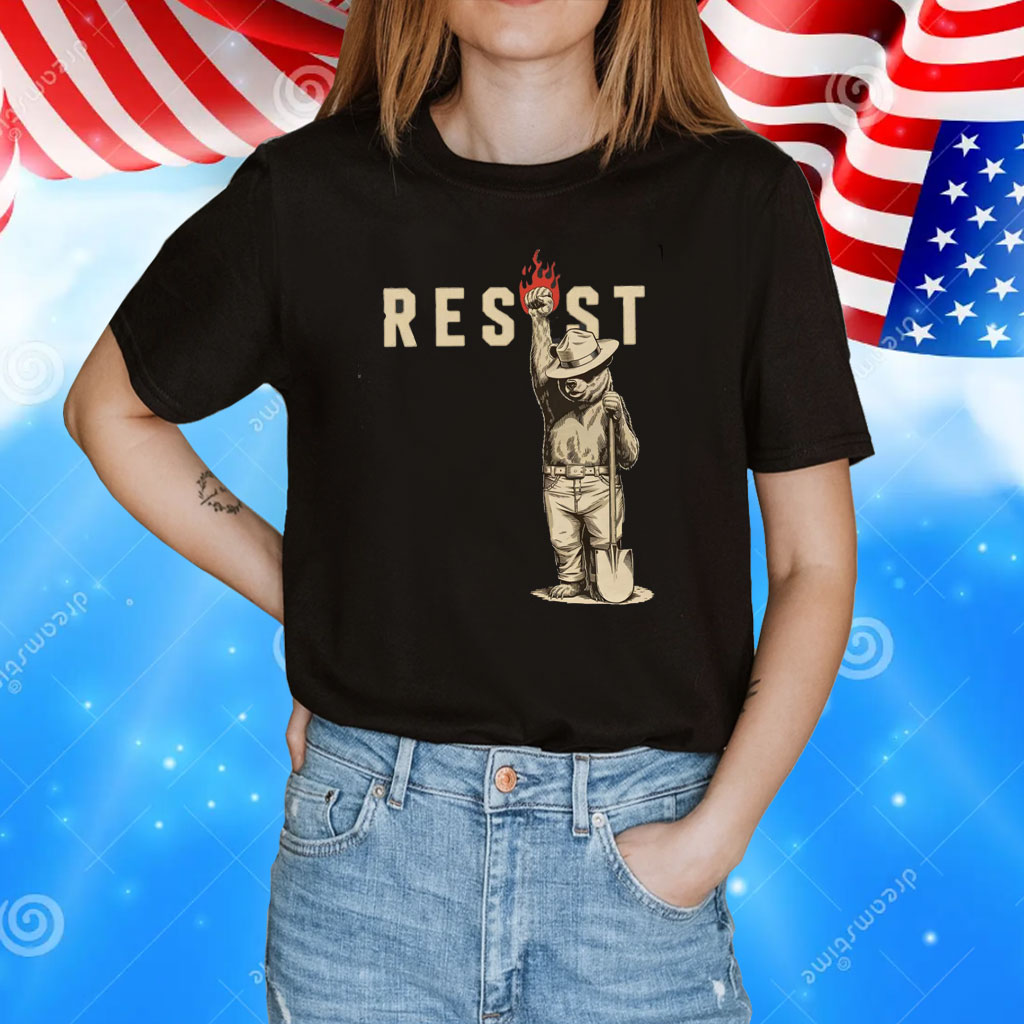 Smokey Bear Resist Anti Trump Shirt