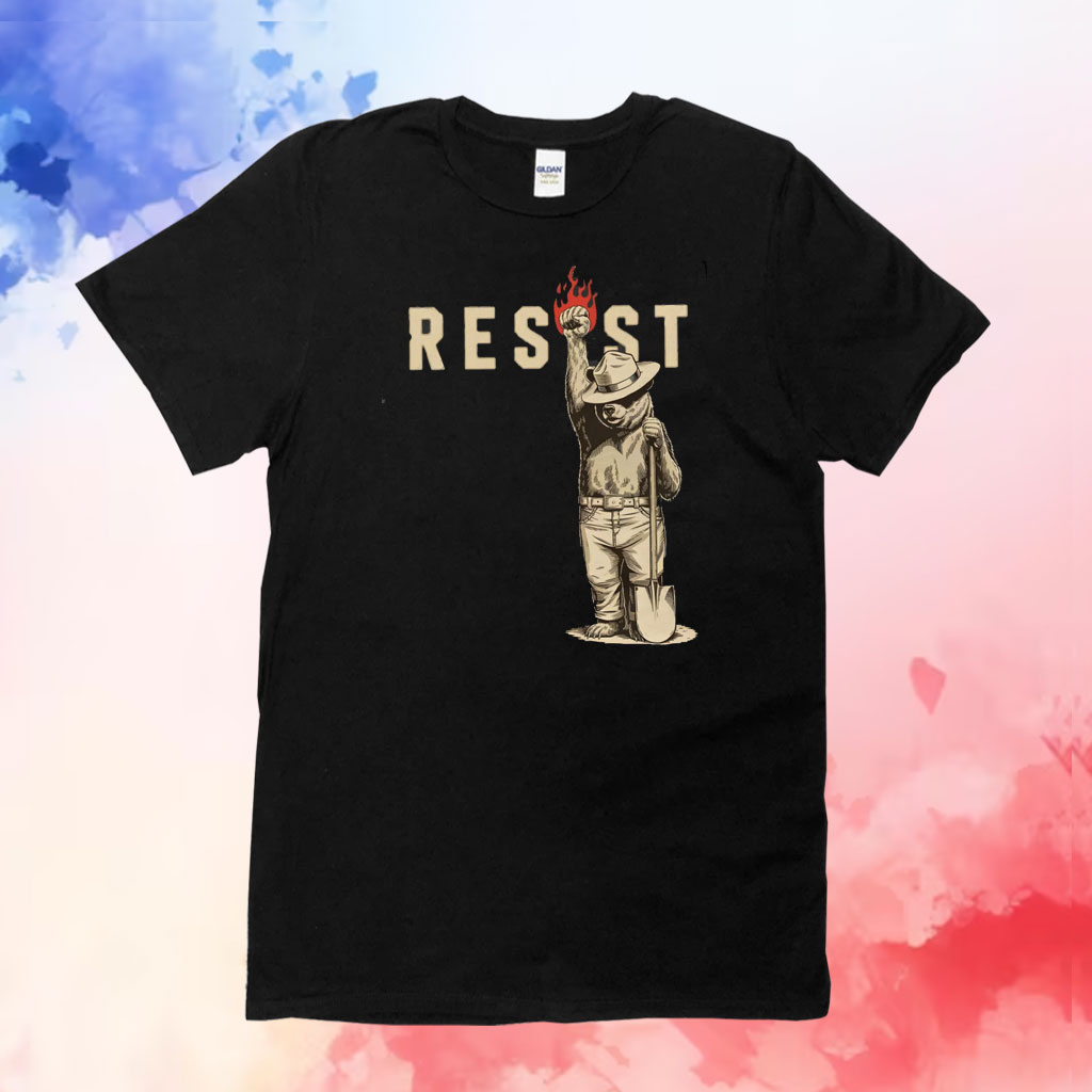 Smokey Bear Resist Anti Trump Shirt