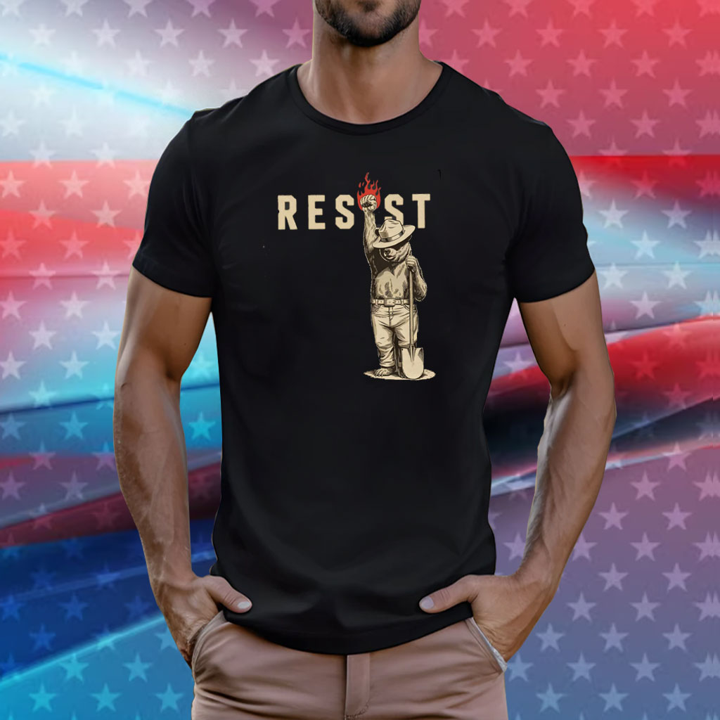 Smokey Bear Resist Anti Trump Shirt