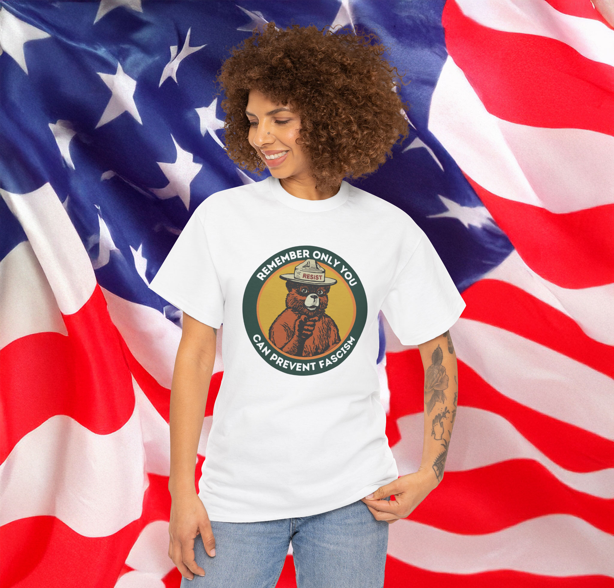 Smokey the Bear Alt National Park Anti Trump Shirt
