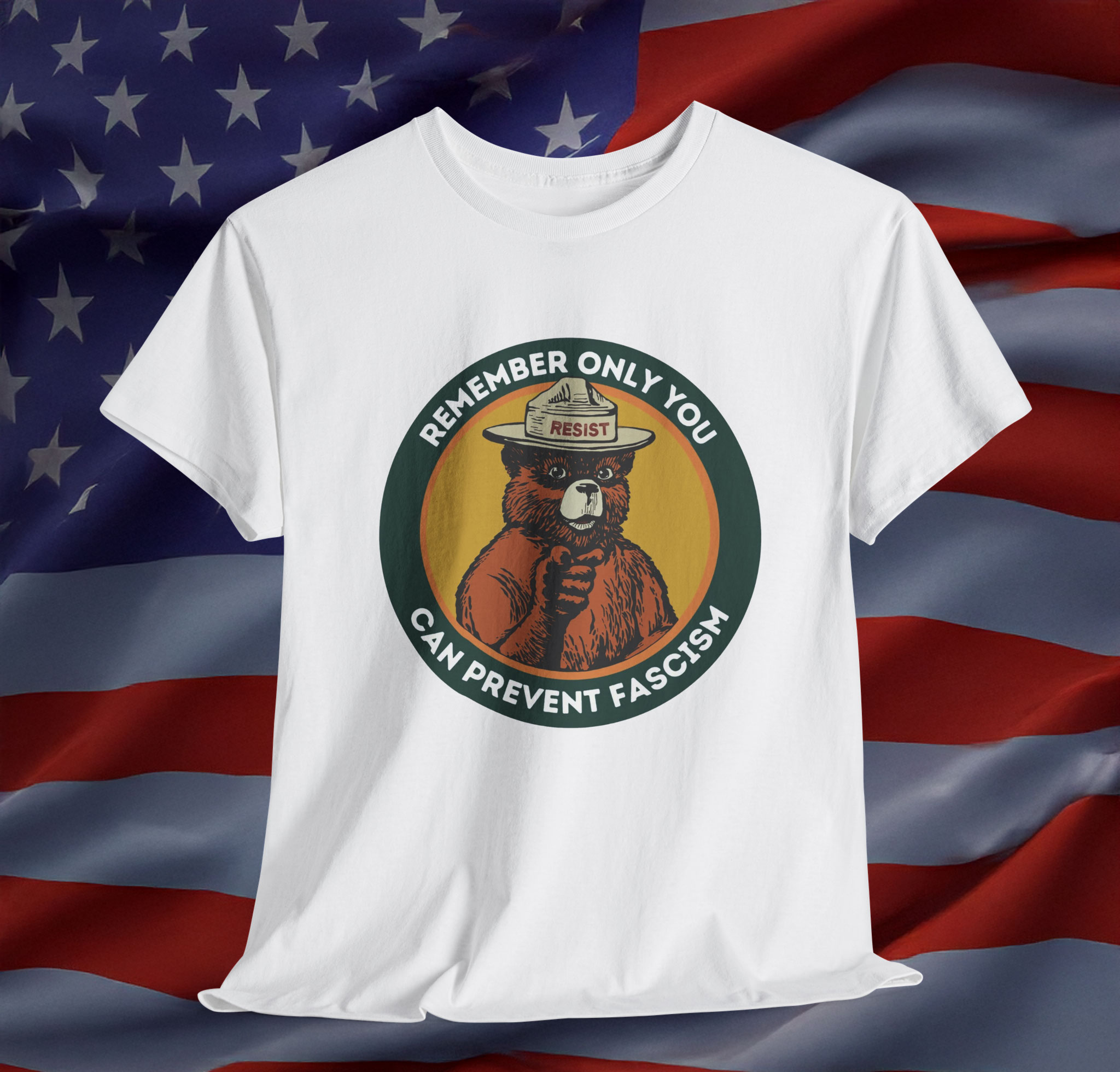 Smokey the Bear Alt National Park Anti Trump Shirt