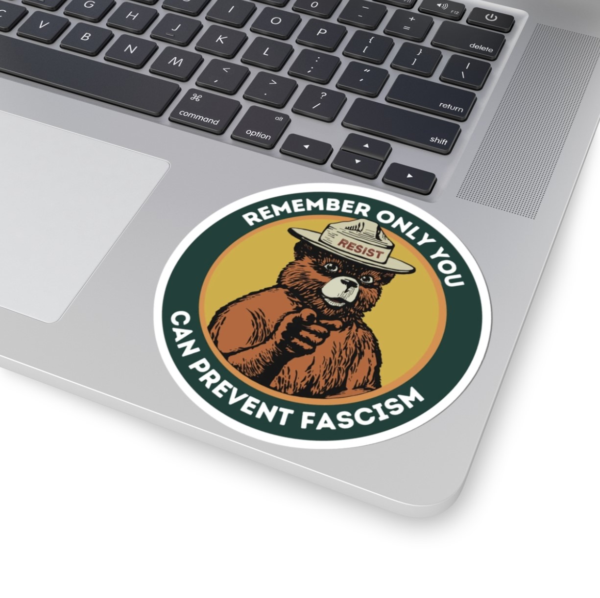 Smokey the Bear Alt National Park Anti Trump Sticker