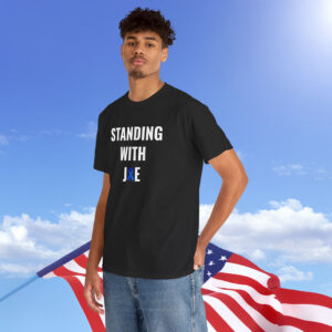 Standing With Joe Cancer Awareness Ribbon Shirt