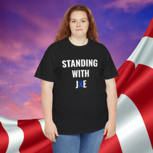 Standing With Joe Cancer Awareness Ribbon Shirt