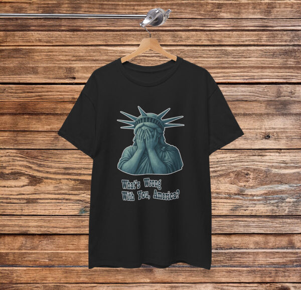 Statue of Liberty What’s Wrong With You America Shirt Anti Trump
