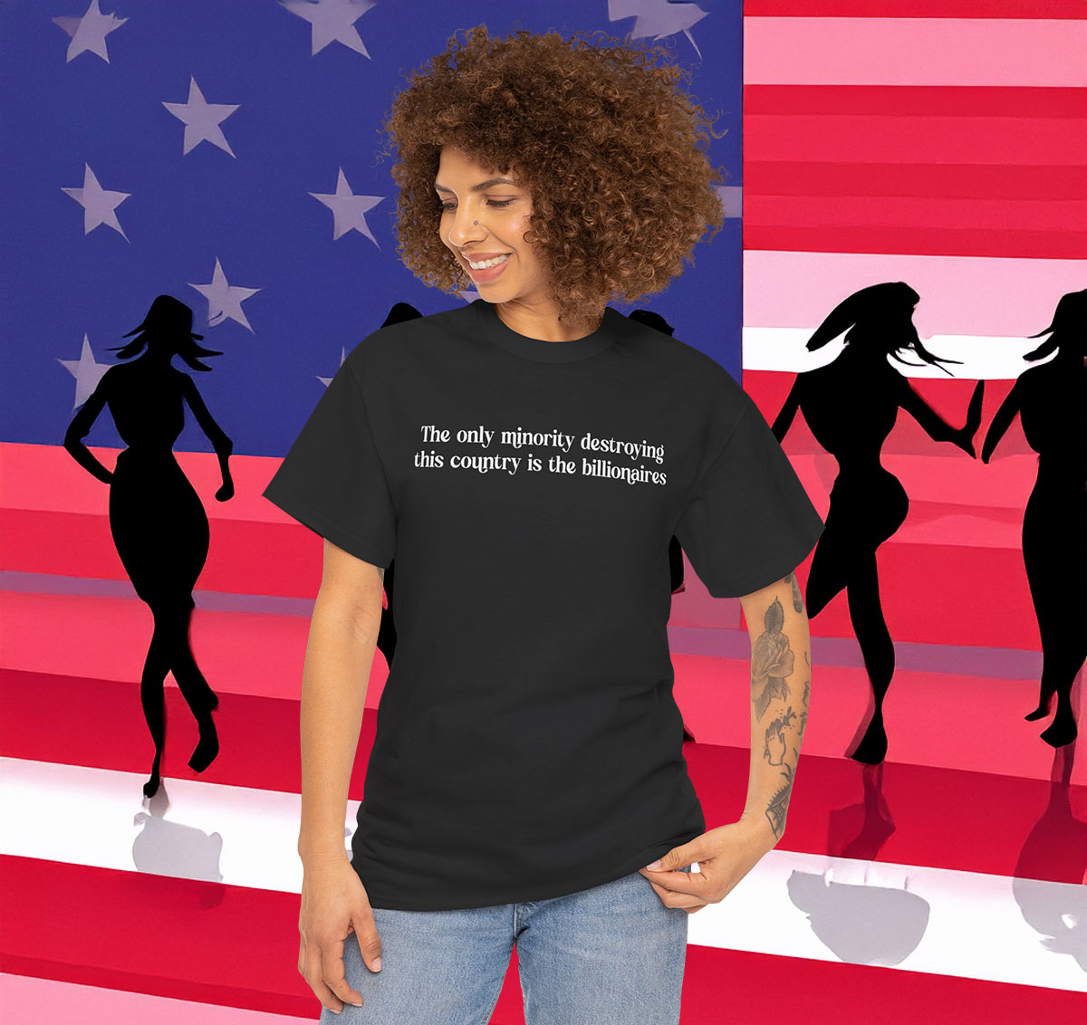 The Only Minority Destroying the Country is the Billionaires Shirt Anti Trump